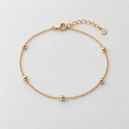 elvarinio Delicate Chain Bracelet — studio design visualization [main]. AI-generated; product specifications pending verification.