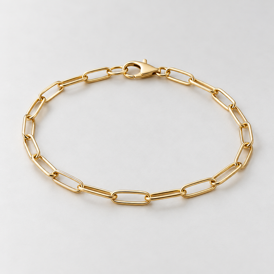 elvarinio Elegant Link Bracelet — studio design visualization [main]. AI-generated; product specifications pending verification.